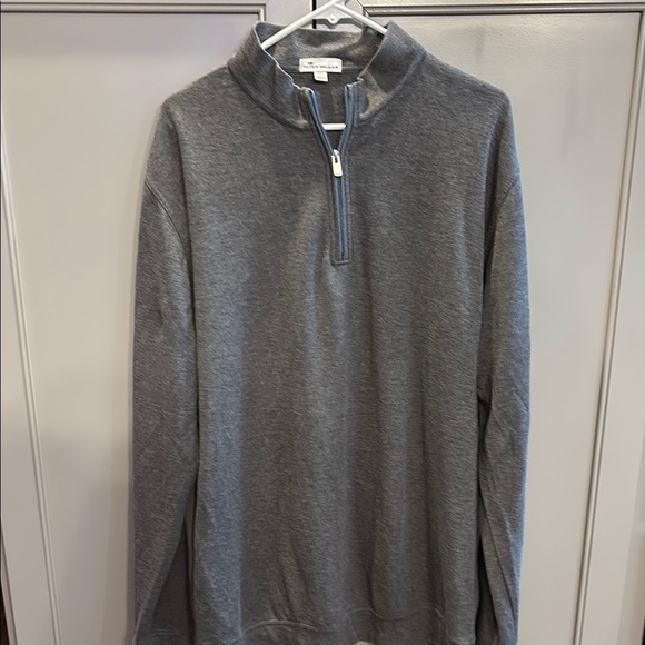 Peter Millar Other - Peter Millar Crown Comfort Men's XXL Grey Pullover 1/4 Zip Lightweight Soft